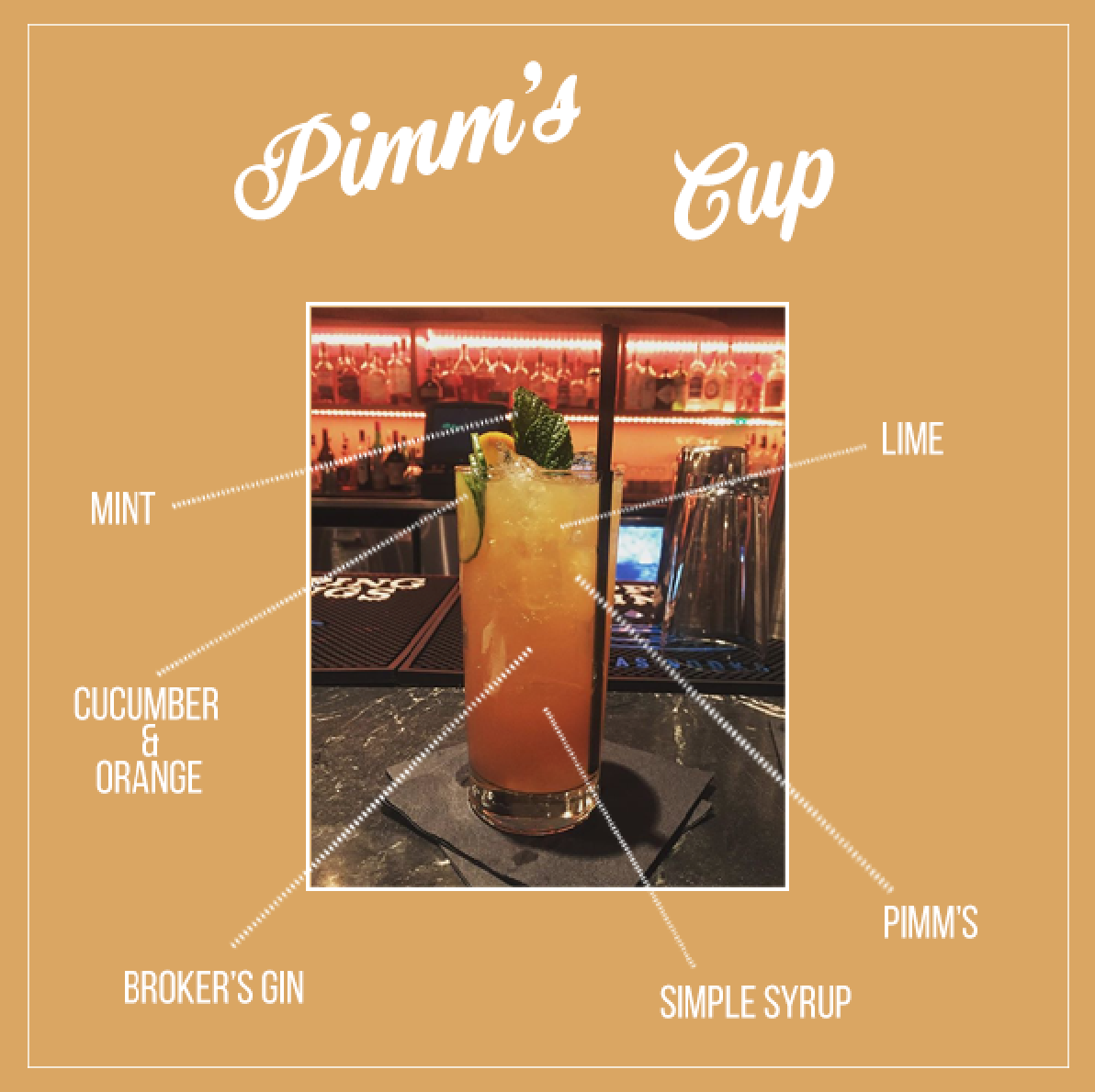 Anatomy of a Cocktail Featuring A Silo Terrace Oyster Bar Cocktail
